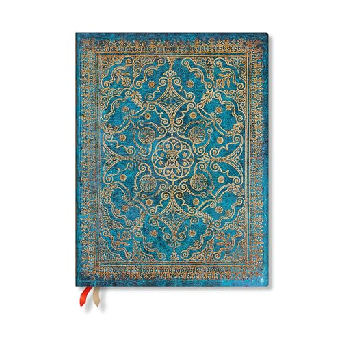 Azure (Equinoxe) Ultra 12-month Business Planner Softcover Flexi Dayplanner 2025 (Elastic Band Closure): tydzień na dwóch stronach, zamykany na gumkę, papier 80 gsm von Paperblanks