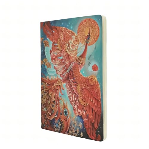 Firebird (Birds of Happiness) A4 Unlined Cahier (Bird of Happiness) von Paperblanks