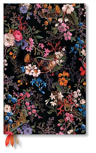 Floralia (William Kilburn) Maxi Dot-Grid Journal: Hardcover, 120 gsm, ribbon marker, memento pouch, book edge printing, elastic closure von Paperblanks