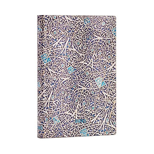 Granada Turquoise (Moorish Mosaic) Mini Dayplanner 2023: Softcover, flexi binding, Horizontal Layout, 100 gsm, no closure