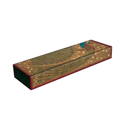 Hafiz’s Peacocks (Sangorski & Sutcliffe) Pencil Case (Wrap Closure) von Paperblanks