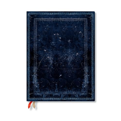 Inkblot Bold (Old Leather Collection) Ultra 12-month Business Planner Softcover Flexi Dayplanner 2025 (Elastic Band Closure): tydzień na dwóch stronach, zamykany na gumkę, papier 80 gsm