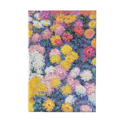 Monet’s Chrysanthemums Dot-grid Planners: Midi | Dot Grid | Elastic Band (Monet's Chrysanthemums) von Paperblanks