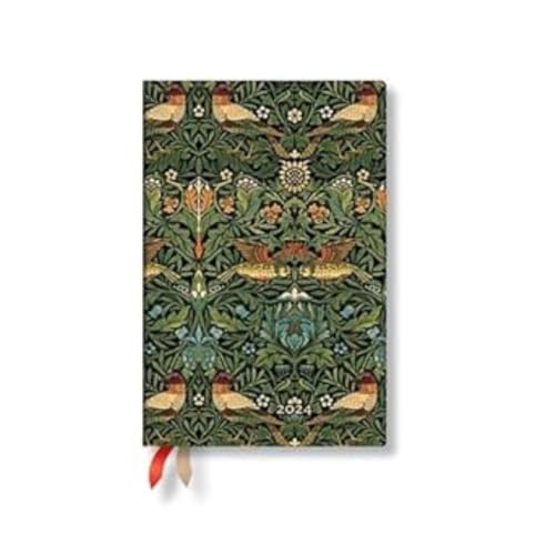 Morris Birds (William Morris) Mini 12-month Dayplanner 2024