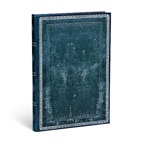 Paperblanks Hardcover Notizbücher Klapp-Version aus Faux-Leder | Adressbücher | Midi (130 × 180 mm) (Old Leather Collection) von Paperblanks