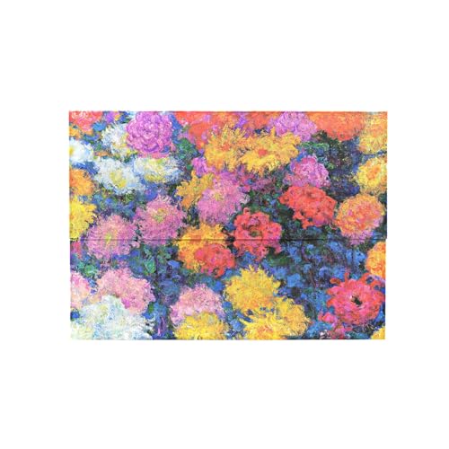 Paperblanks - Monet’s Chrysanthemums - Monet’s Chrysanthemums - Document Folders - Document Folder - Wrap (Monet's Chrysanthemums)