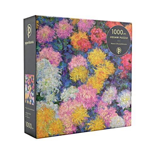 Paperblanks - Monet's Chrysanthemums - Monet's Chrysanthemums - Jigsaw Puzzles: 1000 Pieces Paperblanks - Monet's Chrysanthemums - Monet's Chrysanthemums - Jigsaw Puzzles: 1000 Pieces