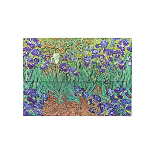 Paperblanks - Van Gogh’s Irises - Van Gogh’s Irises - Document Folders - Document Folder - Wrap (Van Gogh's Irises)