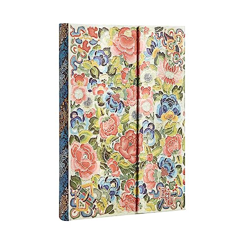 Pear Garden (Peking Opera Embroidery) Midi Address Book: Hardcover, 120 gsm, ribbon marker, memento pouch, thumb cut tabs, wrap closure
