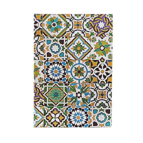 Portuguese Tiles Dot-grid Planners: Midi | Dot Grid | Elastic Band von Paperblanks