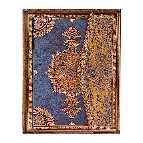 Safavid Indigo (Safavid Binding Art) Ultra Hardback Address Book (Wrap Closure) von Paperblanks