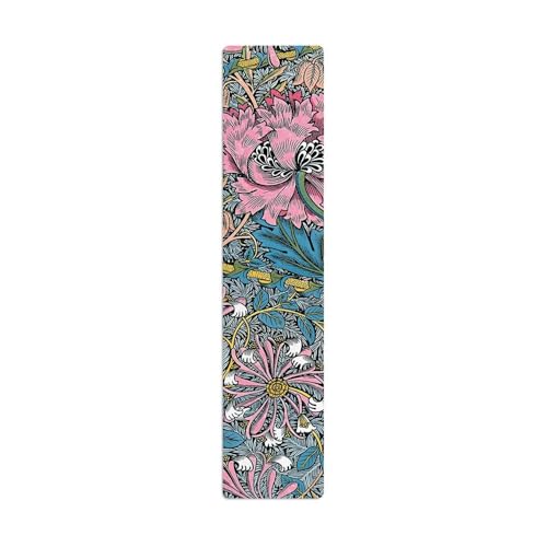William Morris, Morris Pink Honeysuckle, Bookmark: Bookmark, double sided, textured, rounded edges William Morris, Morris Pink Honeysuckle, Bookmark: Bookmark, double sided, textured, rounded edges von Paperblanks