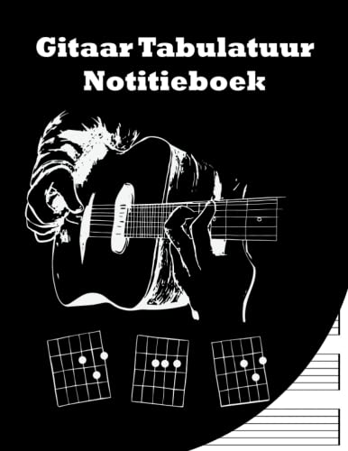 Gitaar Tabulatuur Notitieboek: A4 100 Pagina's Blanco Gitaar Tablatuur Schrijfpapier Voor Gitarist,liedjesschrijvers en geweldig cadeau-idee voor muziekleraren von Independently published