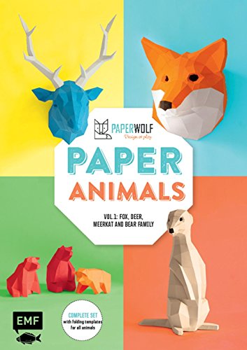 Paper Animals: Volume 1: Fox, Deer, Meerkat and Bear Family (Paper Animals, 1) von Gingko Press