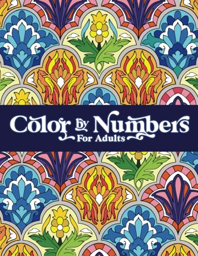 Color by Numbers for Adults von Gray & Gold Publishing