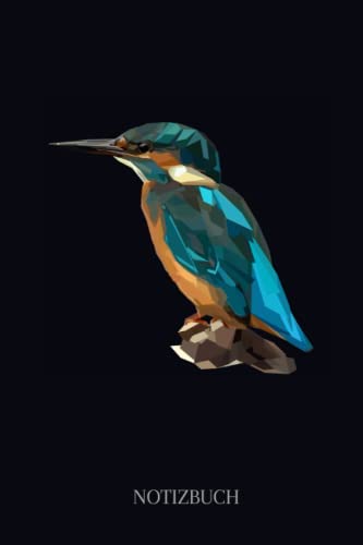 Notizbuch: Notizbuch Eisvogel, A5 (6'x9'), 120 gepunktete Seiten