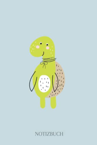 Notizbuch: Notizbuch Schildkröte, A5 (6'x9'), 120 linierte Seiten