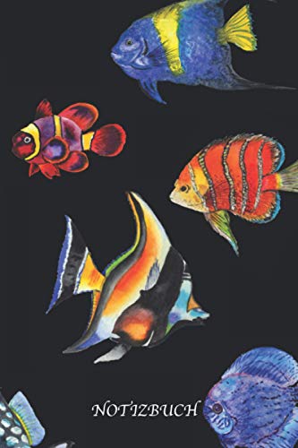 Notizbuch: Notizbuch mit Fischen, A5, 120 Seiten mit gepunkteten Linien Notizbuch: Notizbuch mit Fischen, A5, 120 Seiten mit gepunkteten Linien von Independently published