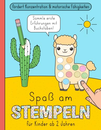 Spaß am Fingerstempeln: Fingerstempelbuch ab 2 Jahren mit niedlichen Tieren. Erste Erfahrungen mit Buchstaben sammeln. Das Bastelbuch für Mädchen und ... Kreativität und motorische Fähigkeiten. Spaß am Fingerstempeln: Fingerstempelbuch ab 2 Jahren mit niedlichen Tieren. Erste Erfahrungen mit Buchstaben sammeln. Das Bastelbuch für Mädchen und ... Kreativität und motorische Fähigkeiten.