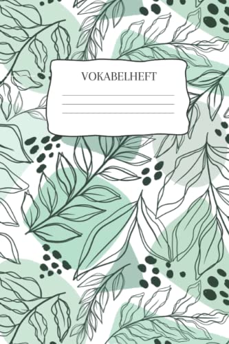 Vokabelheft: Vokabelheft, 60 Seiten mit je 2 Spalten, A5 Vokabelheft: Vokabelheft, 60 Seiten mit je 2 Spalten, A5