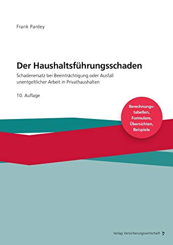 Der Haushaltsführungsschaden - Grundwerk: Schadenersatz bei Beeinträchtigung oder Ausfall unentgeltlicher Arbeit in Privathaushalten - Mit Berechnungstabellen, Formularen, Übersichten, Beispielen - von Vvw Gmbh