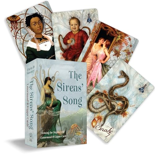 The Sirens’ Song: Divining the Depths With Lenormand & Kipper Cards Includes 40 Lenormand Cards, 38 Kipper Cards & 144-page Full Color Guidebook The Sirens’ Song: Divining the Depths With Lenormand & Kipper Cards Includes 40 Lenormand Cards, 38 Kipper Cards & 144-page Full Color Guidebook