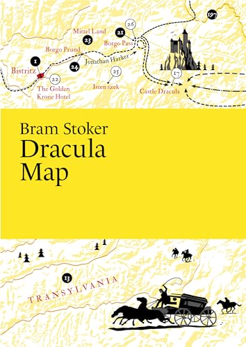 Bram Stoker: Dracula Map (Paris Grafik's Literary Maps) von Paris Grafik