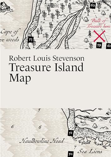 Robert Louis Stevenson: Treasure Island Map (Literary Maps)