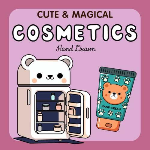 Bold and Easy Cosmetics Coloring Book – Cute and Magical Beauty for Relaxation: Glow Makeup Art and Fashion – Stress-Relief Pages for Creativity and Fun (Hand Drawn Bold and Easy Coloring Books) von Independently published
