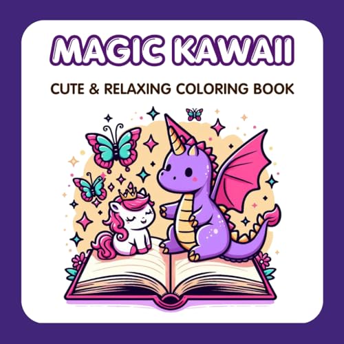 Bold and Easy Kawaii Fantasy Coloring Book: 50 Cute and Whimsical Creatures in Enchanting Worlds: Magical Dragons, Unicorns, and Tiny Mushroom Homes – A Relaxing and Fun Experience for Adults Bold and Easy Kawaii Fantasy Coloring Book: 50 Cute and Whimsical Creatures in Enchanting Worlds: Magical Dragons, Unicorns, and Tiny Mushroom Homes – A Relaxing and Fun Experience for Adults von Independently published