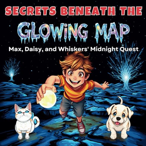 Kids Story Book: Secrets Beneath the Glowing Map: Max, Daisy, and Whiskers' Midnight Quest: A Captivating Tale: Perfect for Young Readers (Kids Story ... Daisy, and Whiskers' Midnight Quest, Band 2) von Independently published