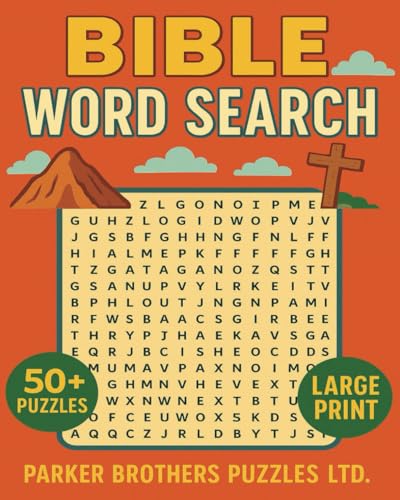 Bible Word Search: New Simple and Easy to Read Bible Word Search Puzzle Book | Includes Words from New and Old Testaments | A Simple Holy Brain ... Ages [8x10 inches, 110 pages, 50+ Puzzles] von Independently published