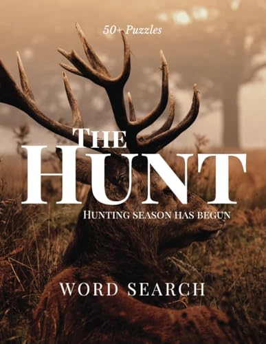 The Hunt Word Search Puzzle: 50+ Puzzles for Kids, Adults and Seniors | Perfect Gift for Vacations, Holidays and Leisure Times von Independently published