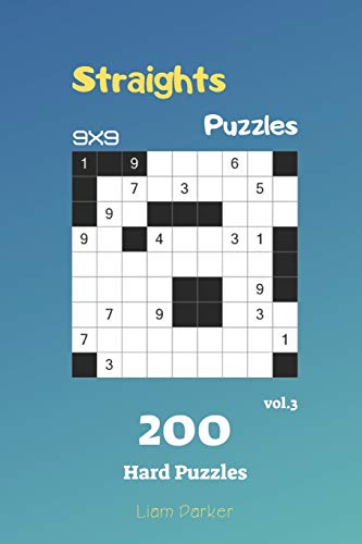 Straights Puzzles - 200 Hard Puzzles 9x9 vol.3