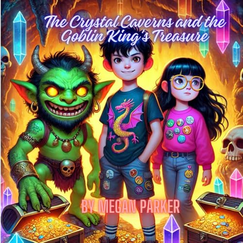 The Crystal Caverns and the Goblin King's Treasure: Fantasy, Explorer, Adventure, Treasure Hunting, Gobbling, Sibling, Children von Independently published