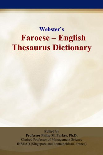 Webster’s Faroese - English Thesaurus Dictionary