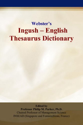 Webster’s Ingush - English Thesaurus Dictionary