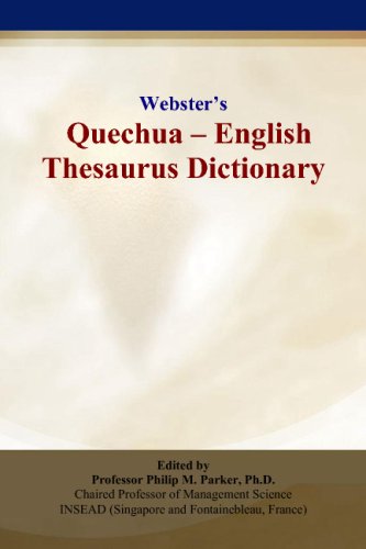 Webster’s Quechua - English Thesaurus Dictionary
