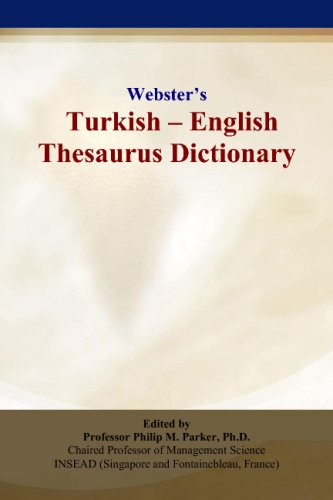 Webster’s Turkish - English Thesaurus Dictionary von ICON Group International, Inc