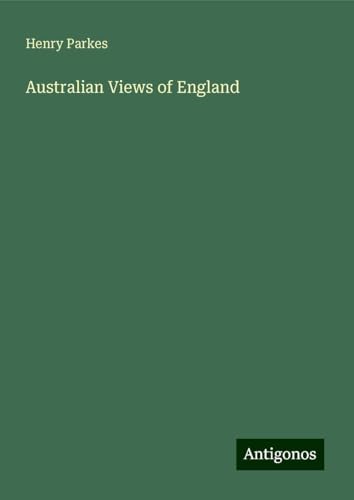 Australian Views of England