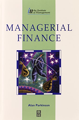 Managerial Finance: Using Frameworks for Effective Financial von Routledge