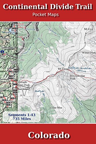 Continental Divide Trail Pocket Maps - Colorado