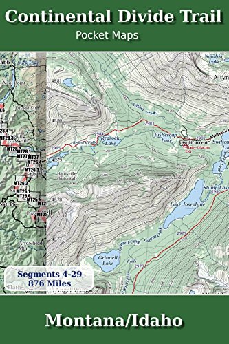 Continental Divide Trail Pocket Maps - Montana/Idaho