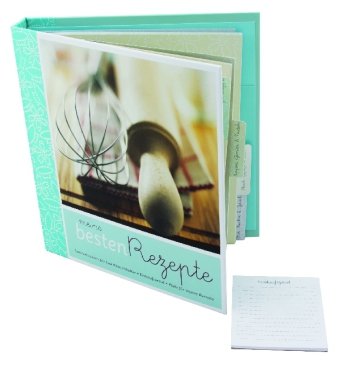Meine besten Rezepte: Sammeltaschen für lose Rezeptblätter. Einkaufszettel. Platz für eigene Rezepte