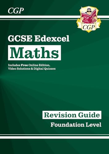 GCSE Maths Edexcel Revision Guide: Foundation inc Online Edition, Videos & Quizzes: for the 2024 and 2025 exams (CGP Edexcel GCSE Maths)