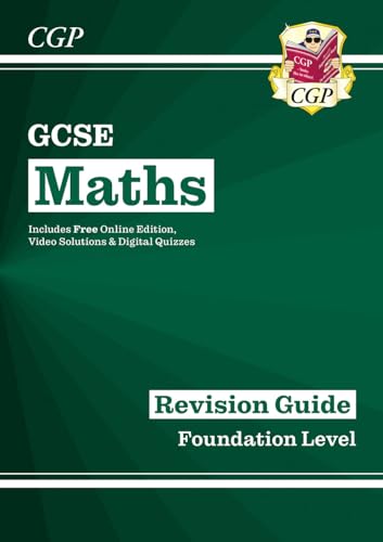 GCSE Maths Revision Guide: Foundation inc Online Edition, Videos & Quizzes (CGP GCSE Maths) von Coordination Group Publications Ltd (CGP)