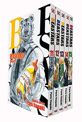 Beastars Series Vol 11-15 Collection 5 Books Set By Paru Itagaki