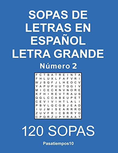 Sopas de letras en español Letra Grande - N. 2 von Createspace Independent Publishing Platform