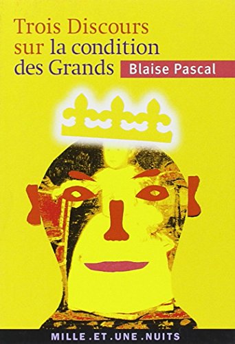 Trois discours sur les Grands: Suivis de Pensées sur la politique von 1001 NUITS