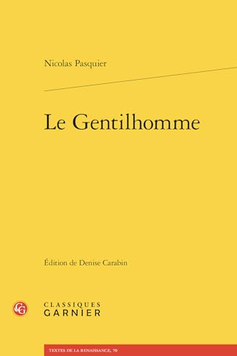 Le Gentilhomme von Classiques Garnier